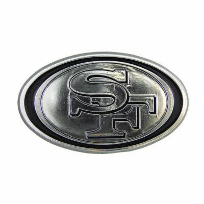 San Francisco 49ers Silver Auto Emblem