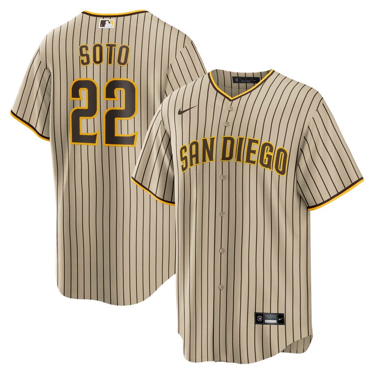 San Diego Padres Juan Soto Nike Road Jersey