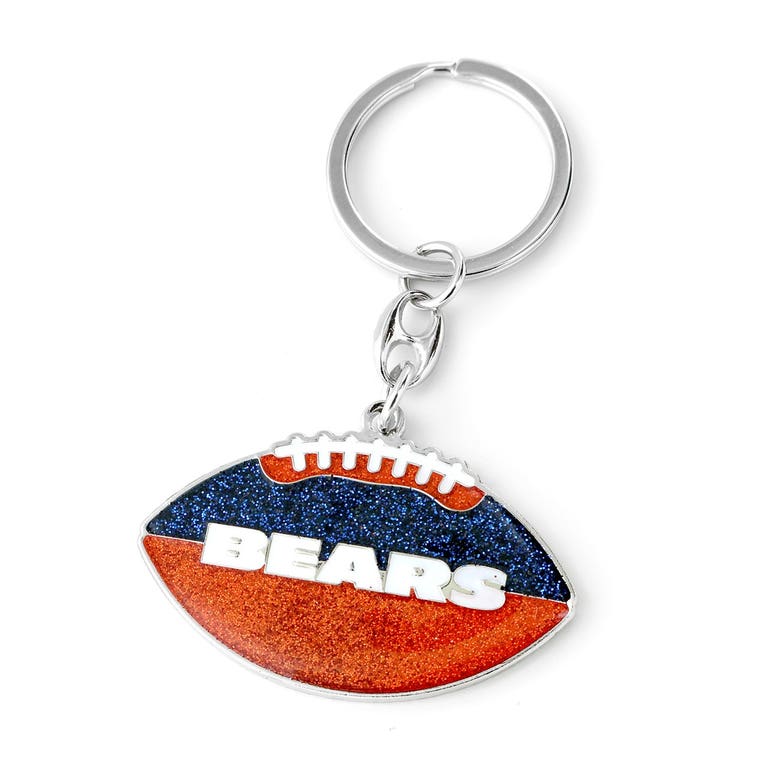 Chicago Bears Glitter Football Keychain