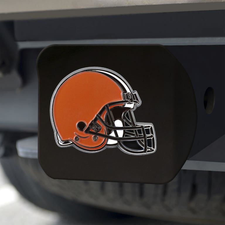 Cleveland Browns Black Chrome Hitch Cover