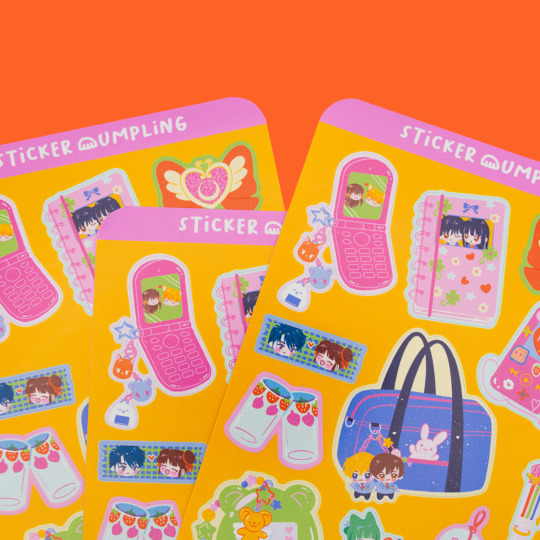 Shoujo Crush Sticker Sheet