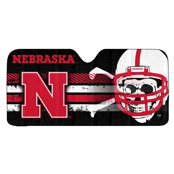 Nebraska Huskers Auto Sun Shade 59x27"