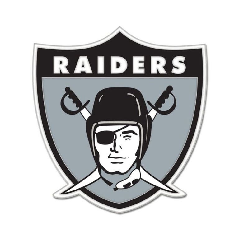 Las Vegas Raiders Retro Trading Pin