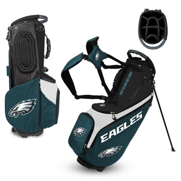 Philadelphia Eagles Hybrid Back Nine Carry Golf Bag