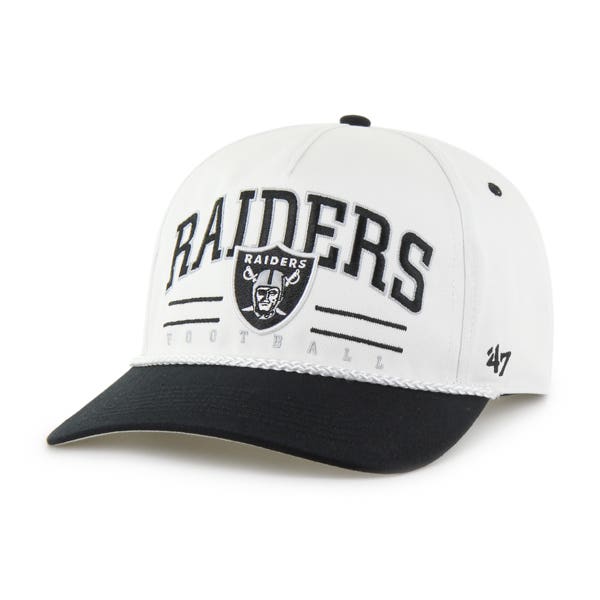 Las Vegas Raiders White Roscoe TT '47 Brand Hitch RF Snapback Hat
