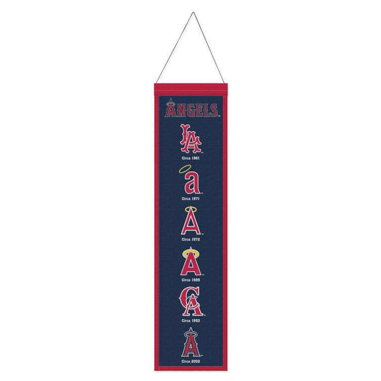 Los Angeles Angels Wool Evolution Banner 8x32"