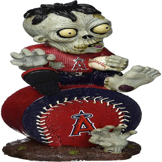 Los Angeles Angels Zombie Figurine