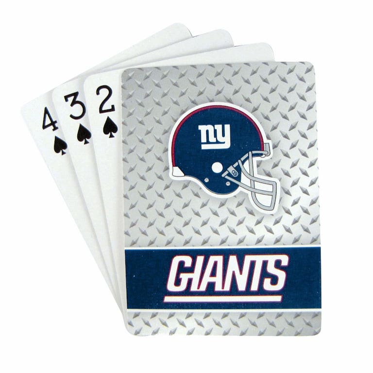 New York Giants Diamond Plate Playing Cards