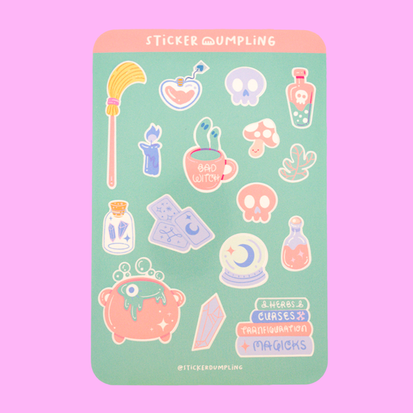 Witchy Brew Sticker Sheet