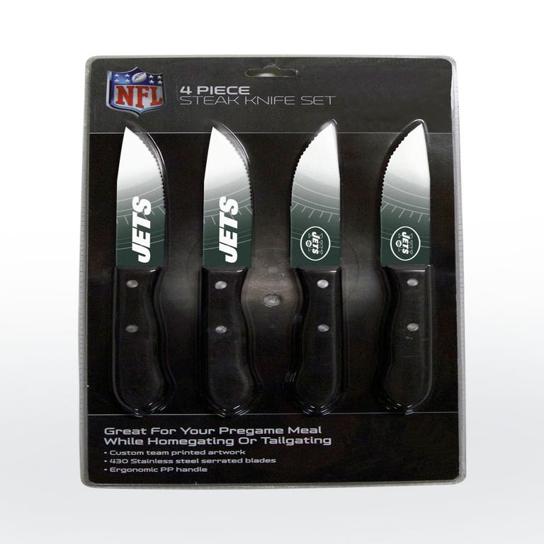 New York Jets Steak Knife 4 Pack Set