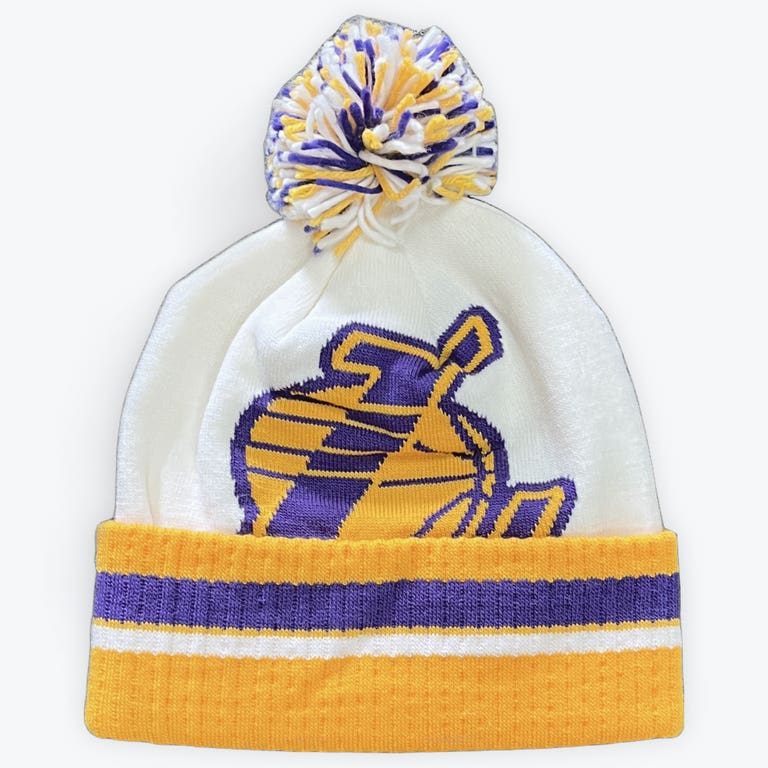 Los Angeles Lakers Adidas Pom Beanie
