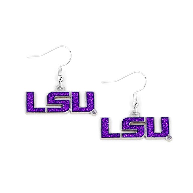 LSU Tigers Glitter Dazzle Earrings