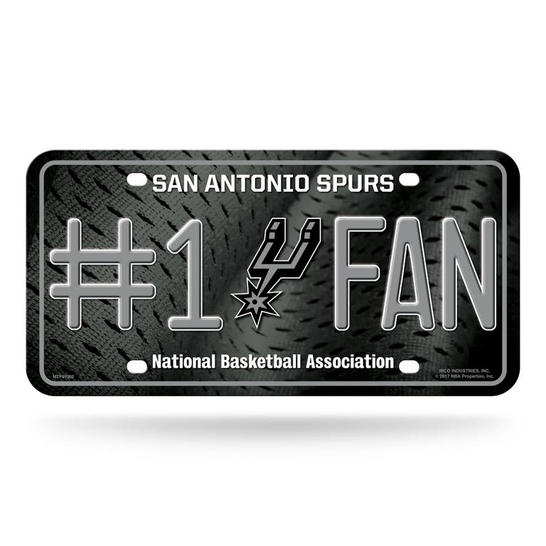 San Antonio Spurs #1 Fan License Plate