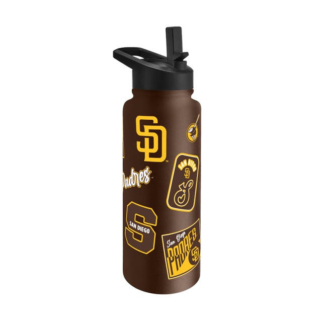 San Diego Padres Dreamweave Quencher Stainless Steel Bottle 34oz