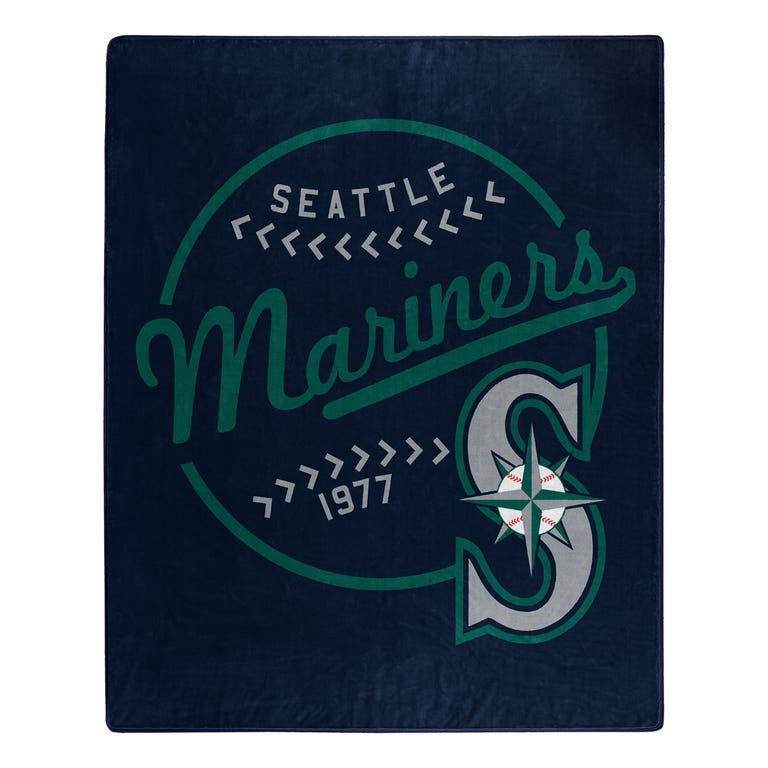Seattle Mariners Moonshot Design Raschel Blanket