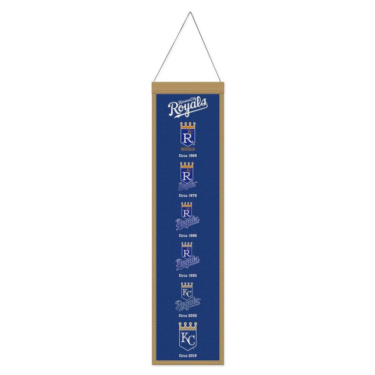 Kansas City Royals Wool Evolution Banner 8x32"