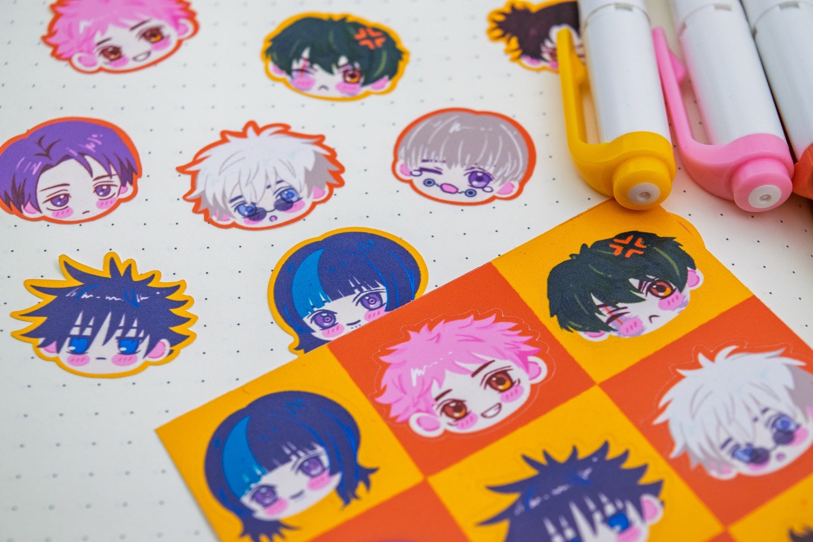 Sorcerer Emote Sticker Sheet