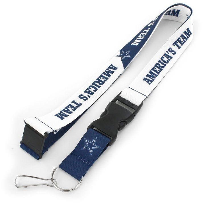 Dallas Cowboys Slogan Style Lanyard