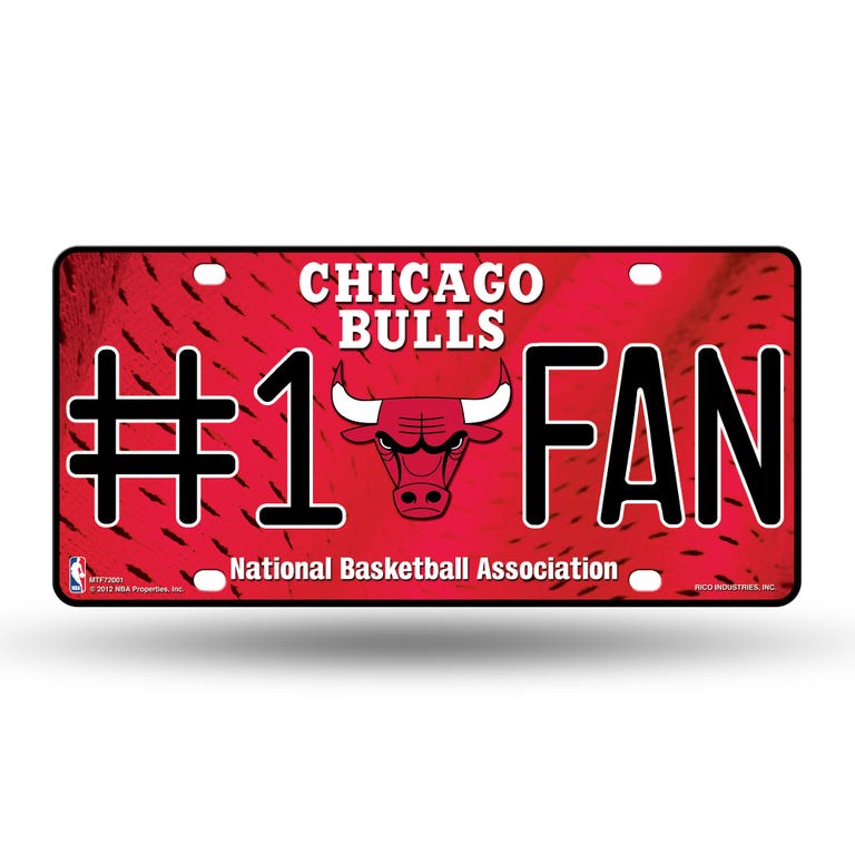Chicago Bulls #1 Fan License Plate