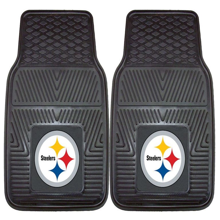 Pittsburgh Steelers Heavy Duty 2 Piece Vinyl Car Mats