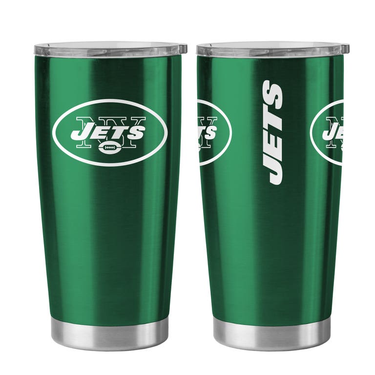 New York Jets Travel Tumbler 20 oz Ultra Flared Green
