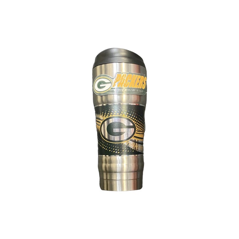 Green Bay Packers Metallic Travel Mug