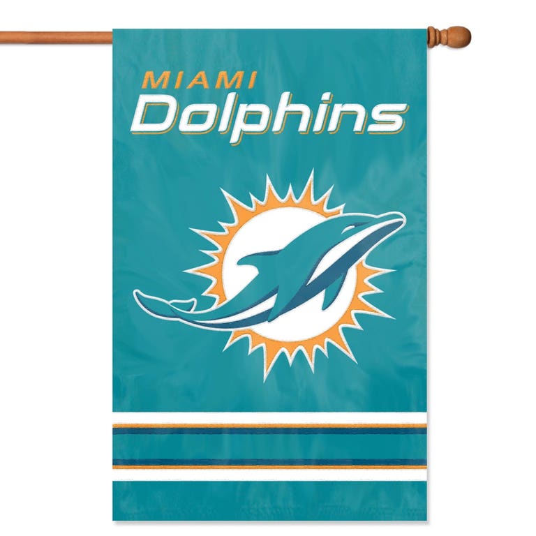 Miami Dolphins Embroidered 2-Sided Banner 28x44"