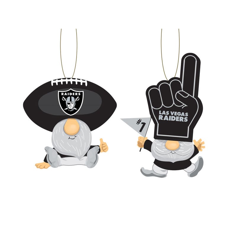 Las Vegas Raiders Gnome Fan Ornaments 2 pack