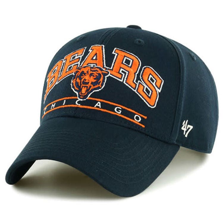 Chicago Bears Navy Blue Fletcher '47Brand MVP Adjustable Hat