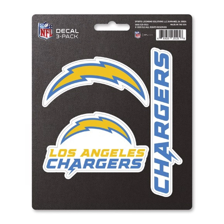 Los Angeles Chargers Mini Decals 3 Pack