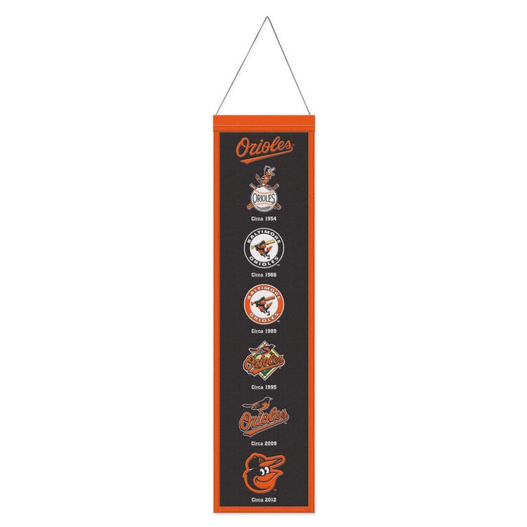 Baltimore Orioles Wool Evolution Banner 8x32"