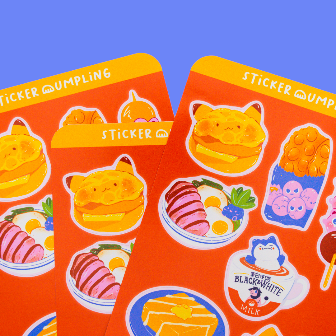 Cha Chaan Teng Sticker Sheet