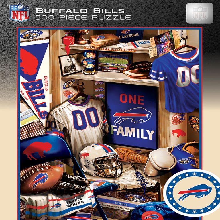 Buffalo Bills Lockeroom Puzzle 500 Piece