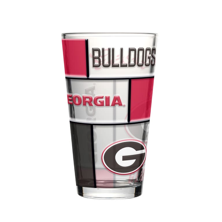 Georgia Bulldogs Boxed Quilted Stained Pint Glass 16oz