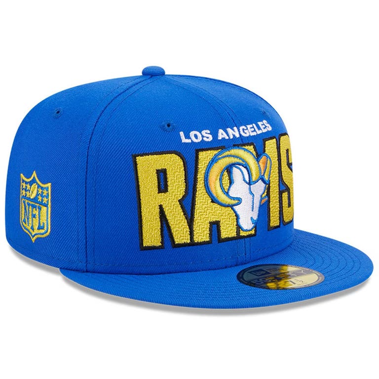 Los Angeles Rams 2023 New Era 59FIFTY Draft Hat - Royal Blue