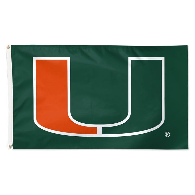 Miami Hurricanes Green Flag 3x5'