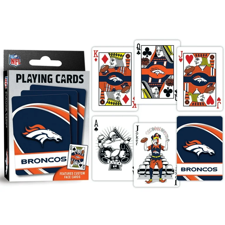 Denver Broncos Logo Playing Cards