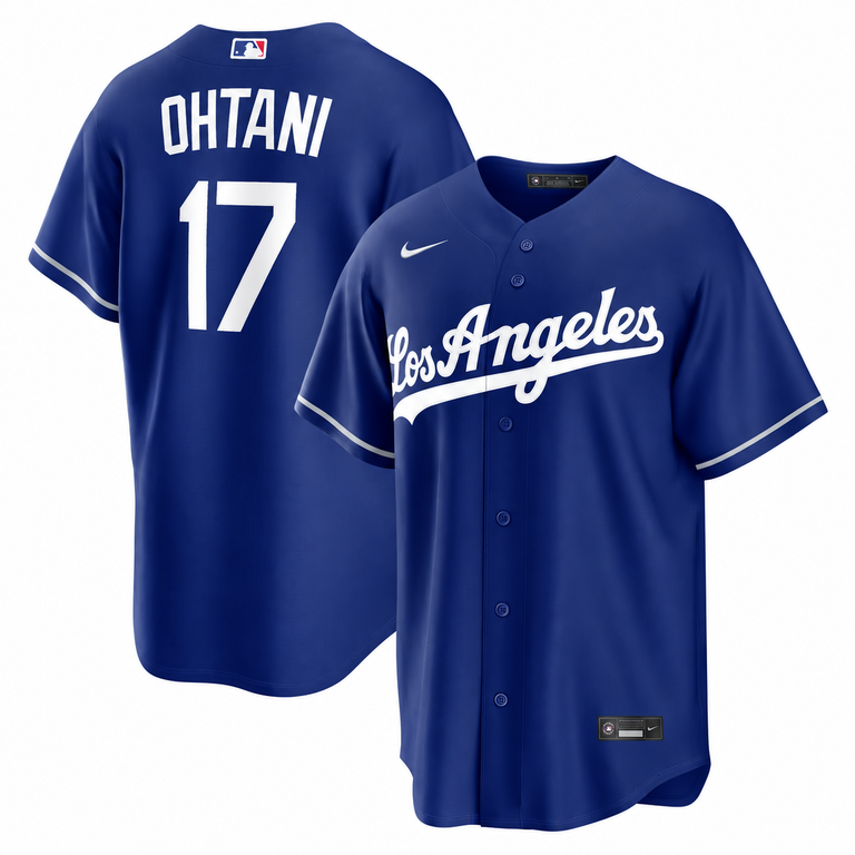 Los Angeles Dodgers Shohei Ohtani #17 Nike Alternate Royal Blue Jersey