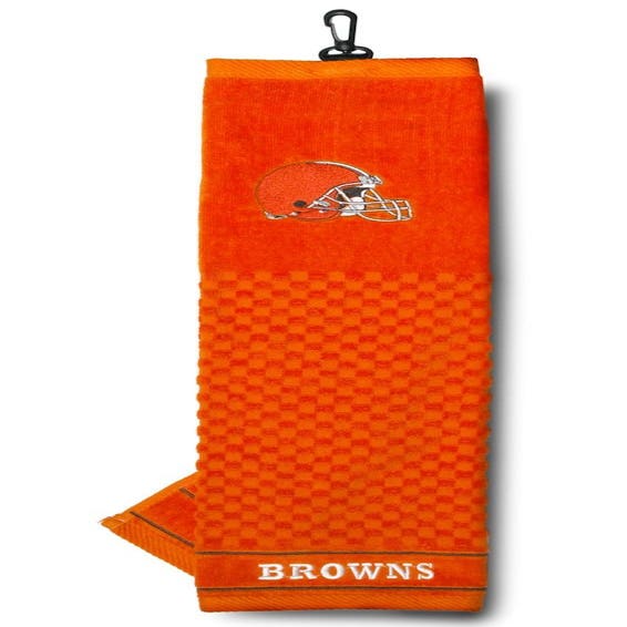 Cleveland Browns Embroidered Golf Towel 16x22"