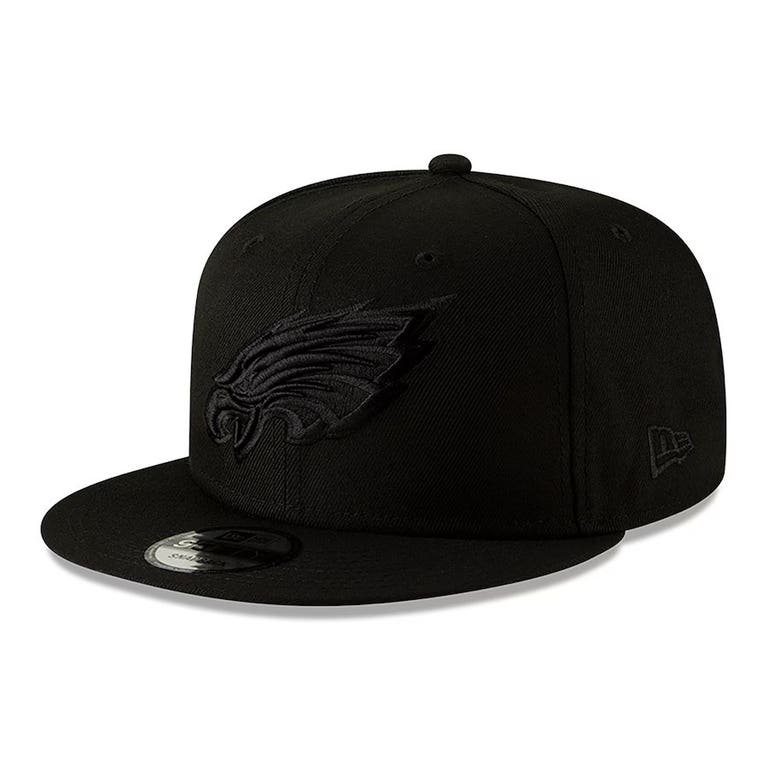 Philadelphia Eagles Blackout New Era 9FIFTY Snapback Hat