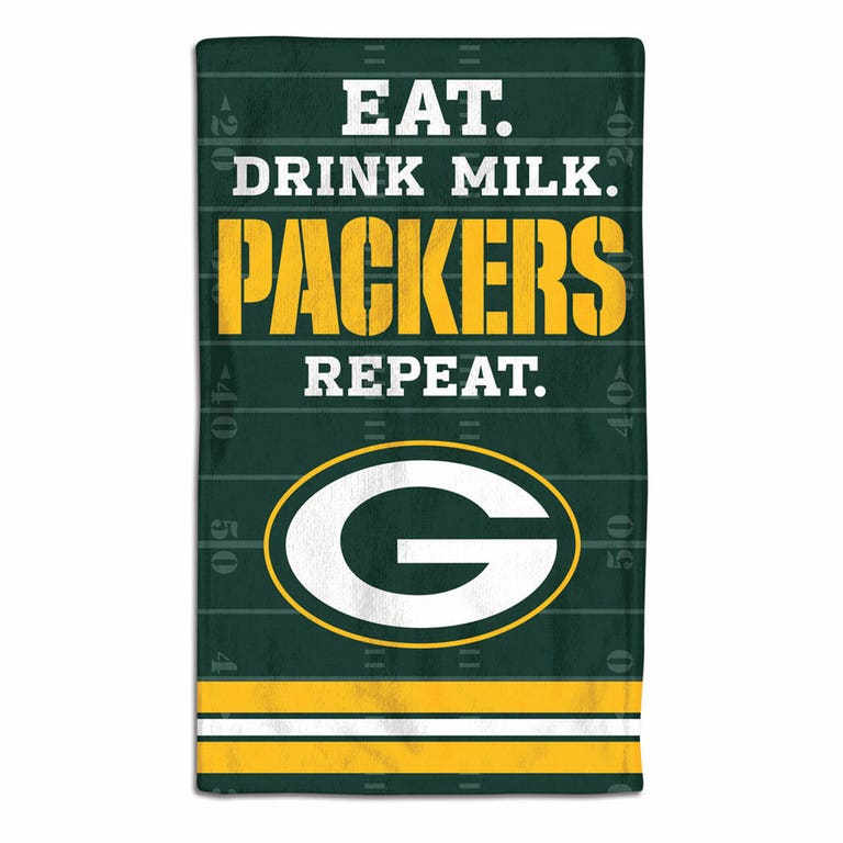 Green Bay Packers Baby Burp Cloth 10x17"