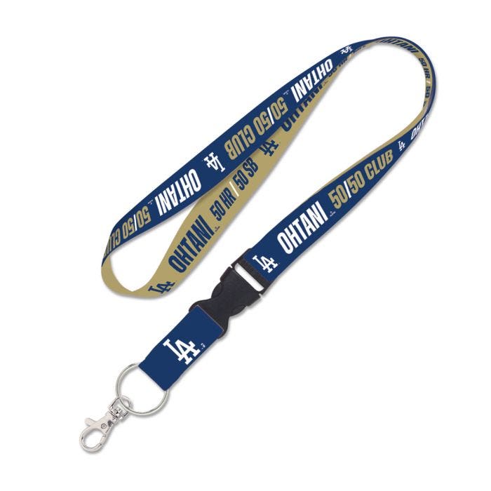 Los Angeles Dodgers Shohei Ohtani Official 50/50 Club MLB Record Lanyard