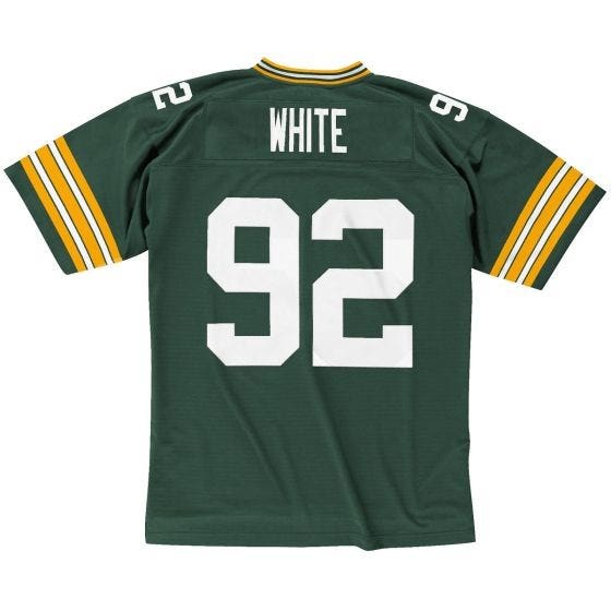 Green Bay Packers 1996 Reggie White #92 Green Mitchell and Ness Jersey