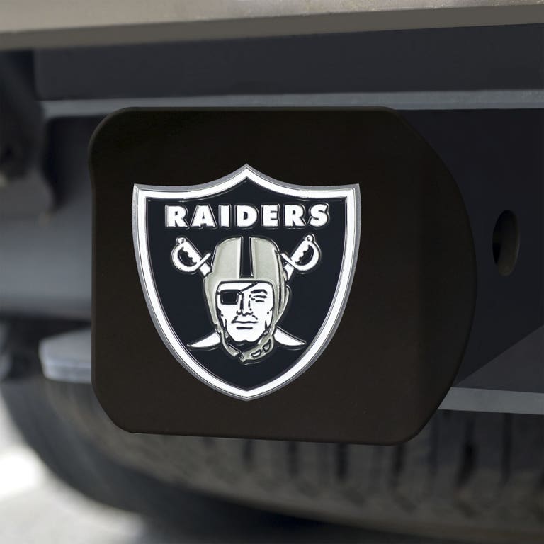 Las Vegas Raiders Black Chrome Hitch Cover