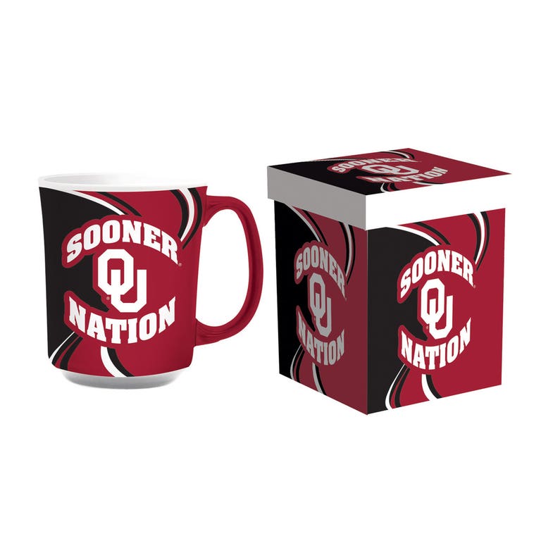 Oklahoma Sooners Ceramic Coffee Mug with Matching Box 14oz