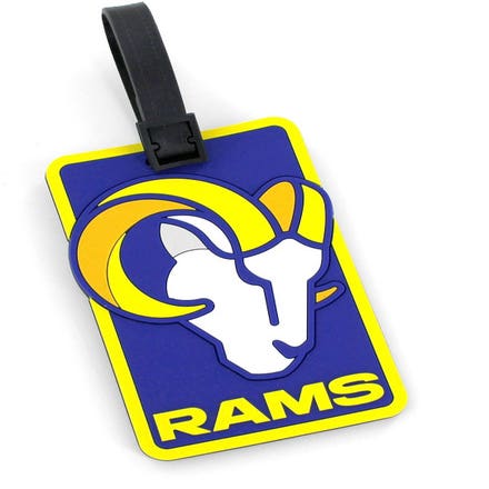 Los Angeles Rams Rubber Luggage Tag