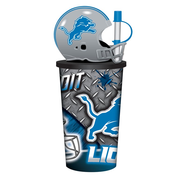 Detroit Lions Helmet Cup with Straw 32oz