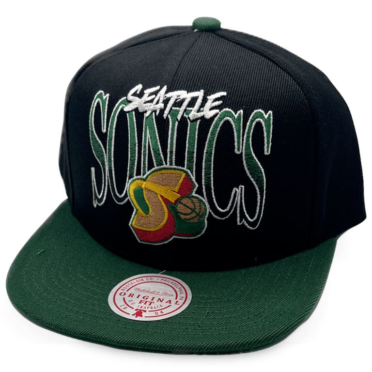 Seattle Supersonics Retro Rise Up Mitchell and Ness Snapback Hat