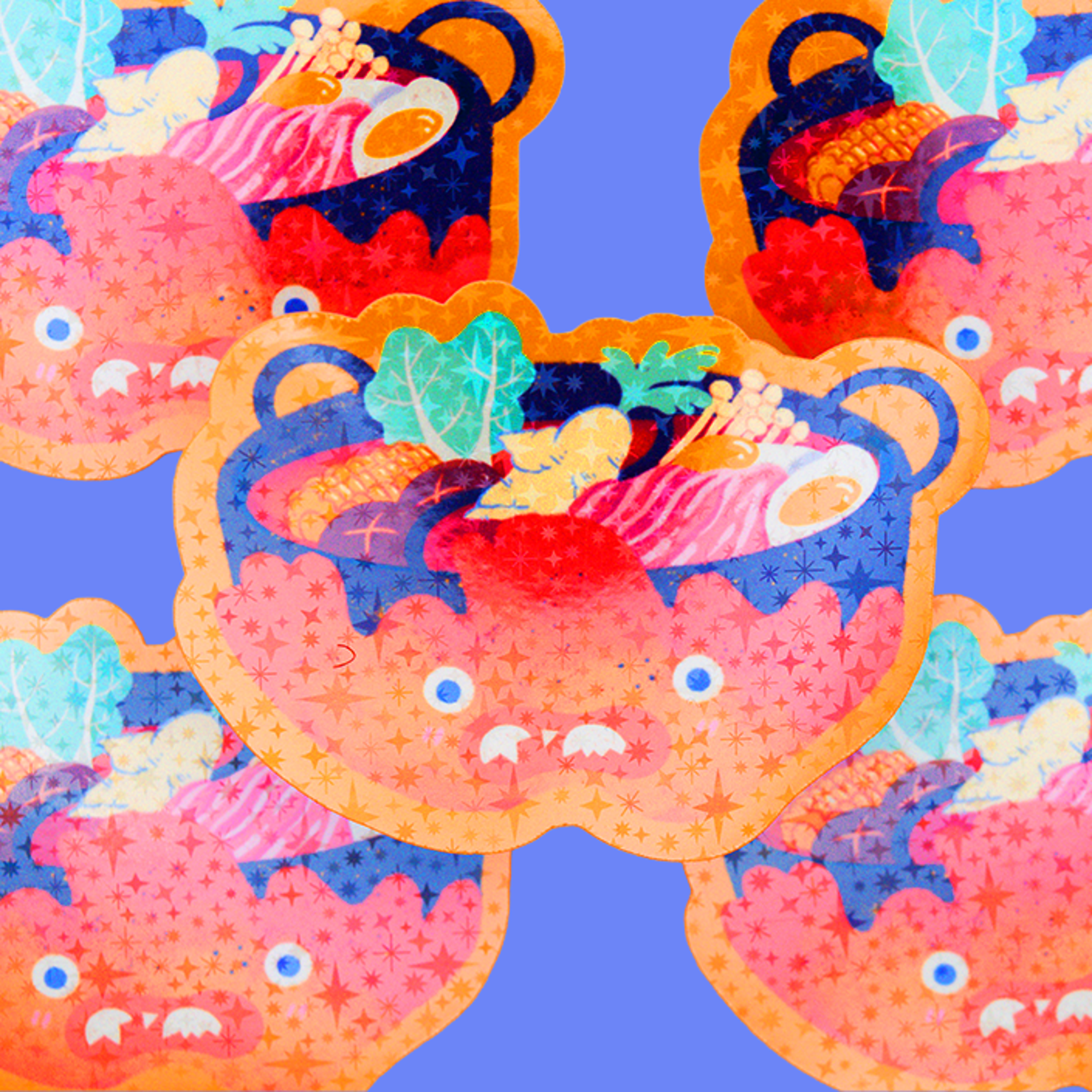 Calcifer Hotpot Sticker