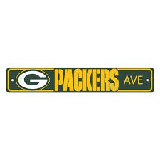 Green Bay Packers Ave Street Sign 4x24"